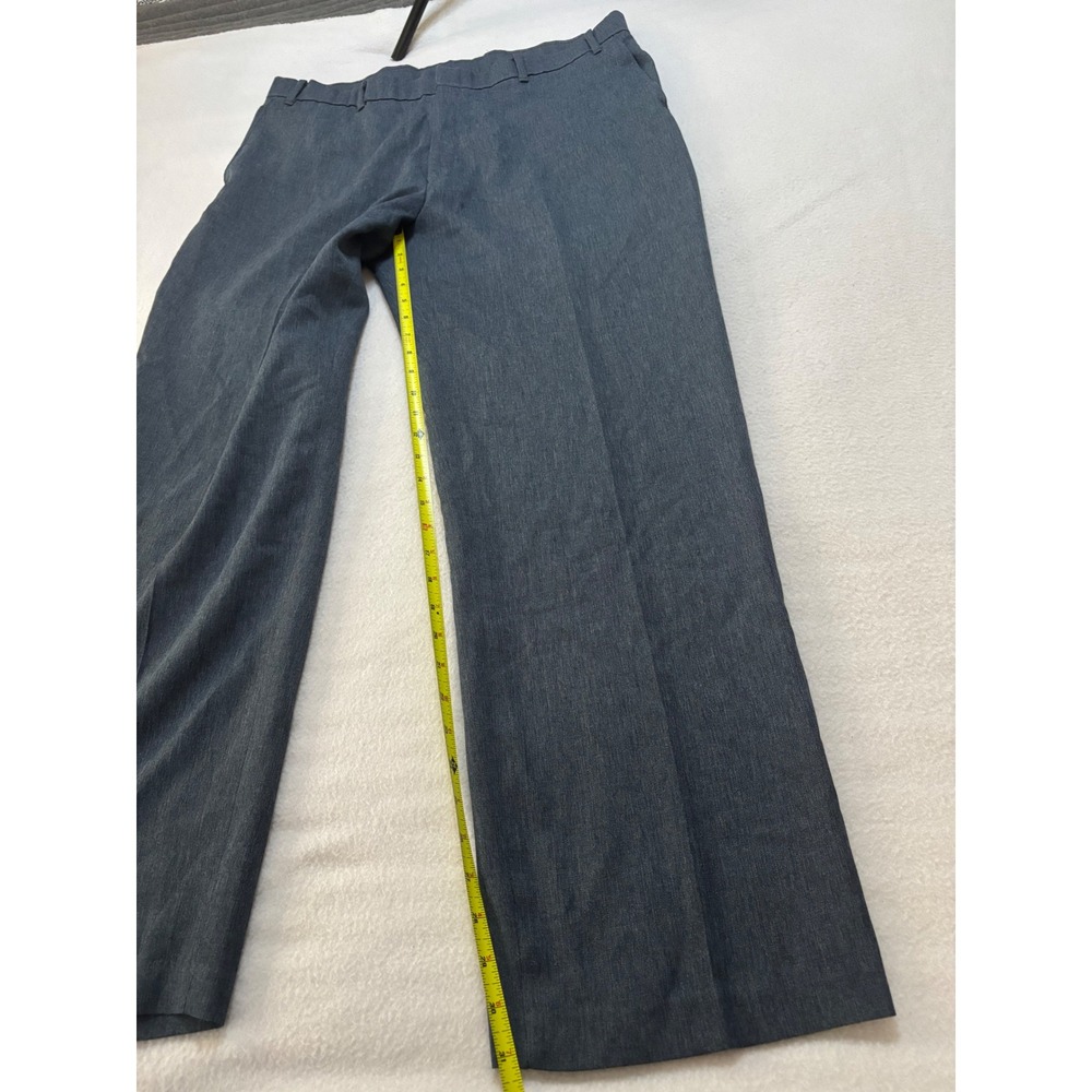 Levis Action Slacks Mens 40x32 Gray Vintage Flat Front Straight Leg Dress Pants - Picture 5 of 7